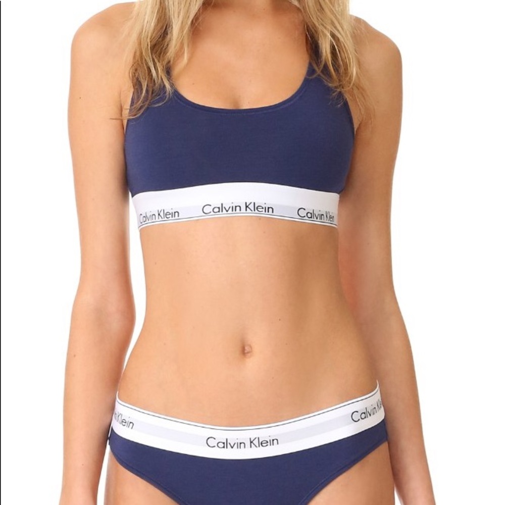 Calvin Klein Navy Underwear Set•Top (M) Bottom (S)