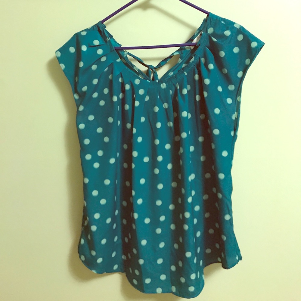 Green Polka Dot Lauren Conrad
