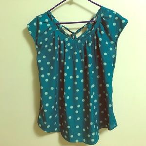 Green Polka Dot Lauren Conrad