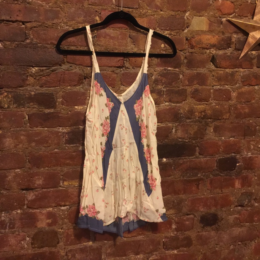 Free People Flower Tank Top