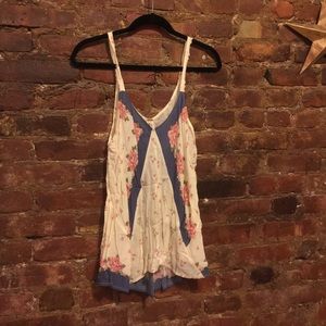 Free People Flower Tank Top