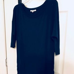 Navy Blue Express Tunic Top