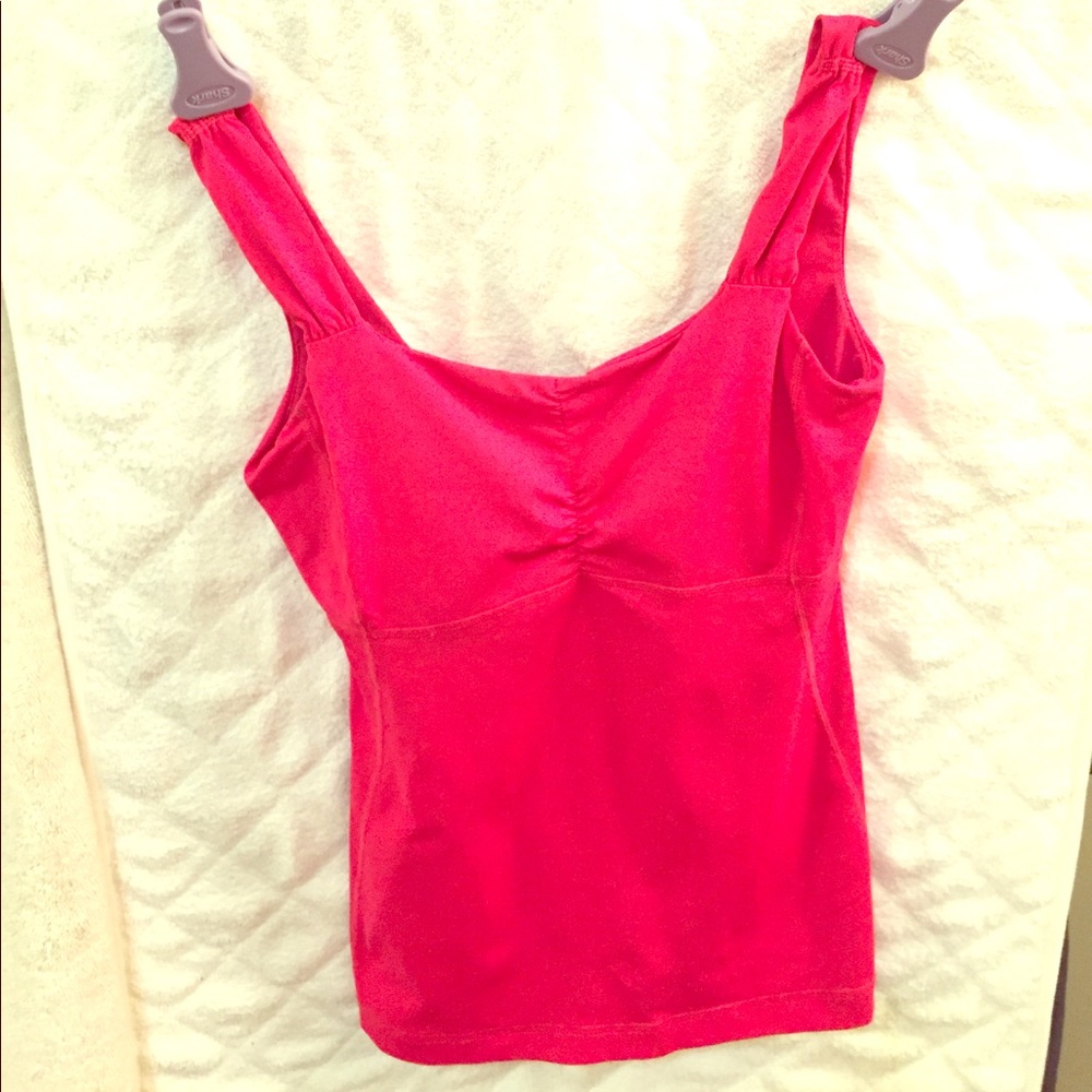 Pink lululemon size 4 tank