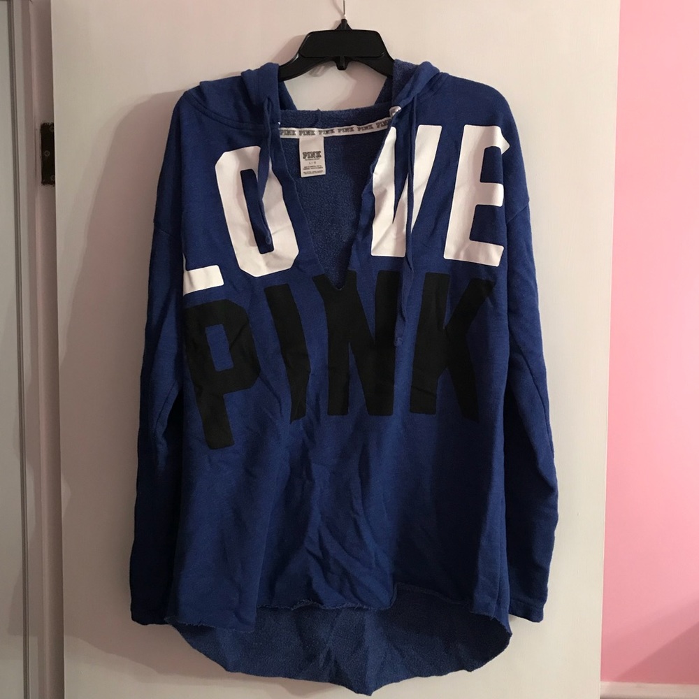 Large PINK pullover hoodie