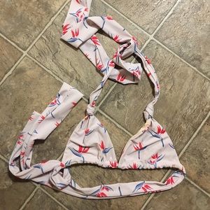 Acacia bird of paradise triangle bikini