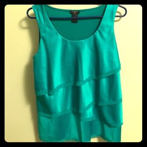 Teal Layered Shell from Ann Taylor