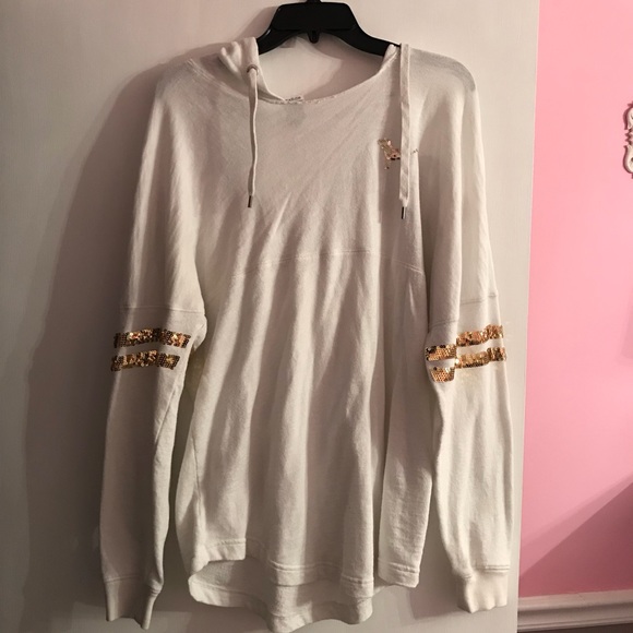 Large Victoria’s Secret PINK Bling hoodie pullover - Picture 3 of 3