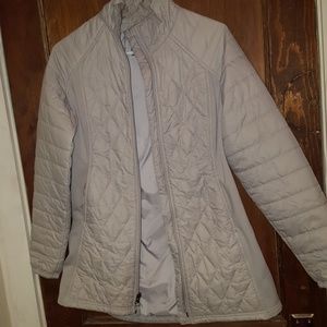 Eddie Bauer long wind shielding thin coat, stylish