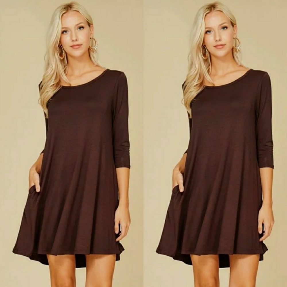 🌟🌟Plus Size Long Sleeve A-Line Dress🌟🌟