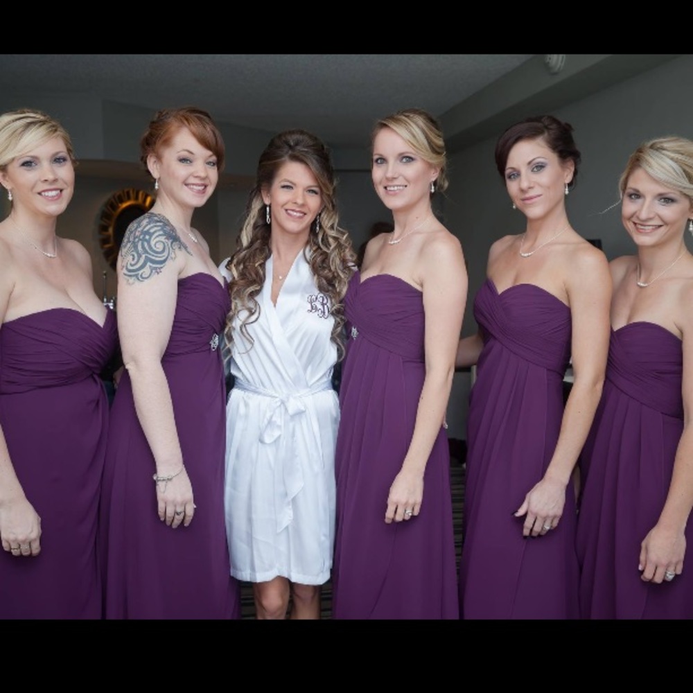 Eggplant long dress