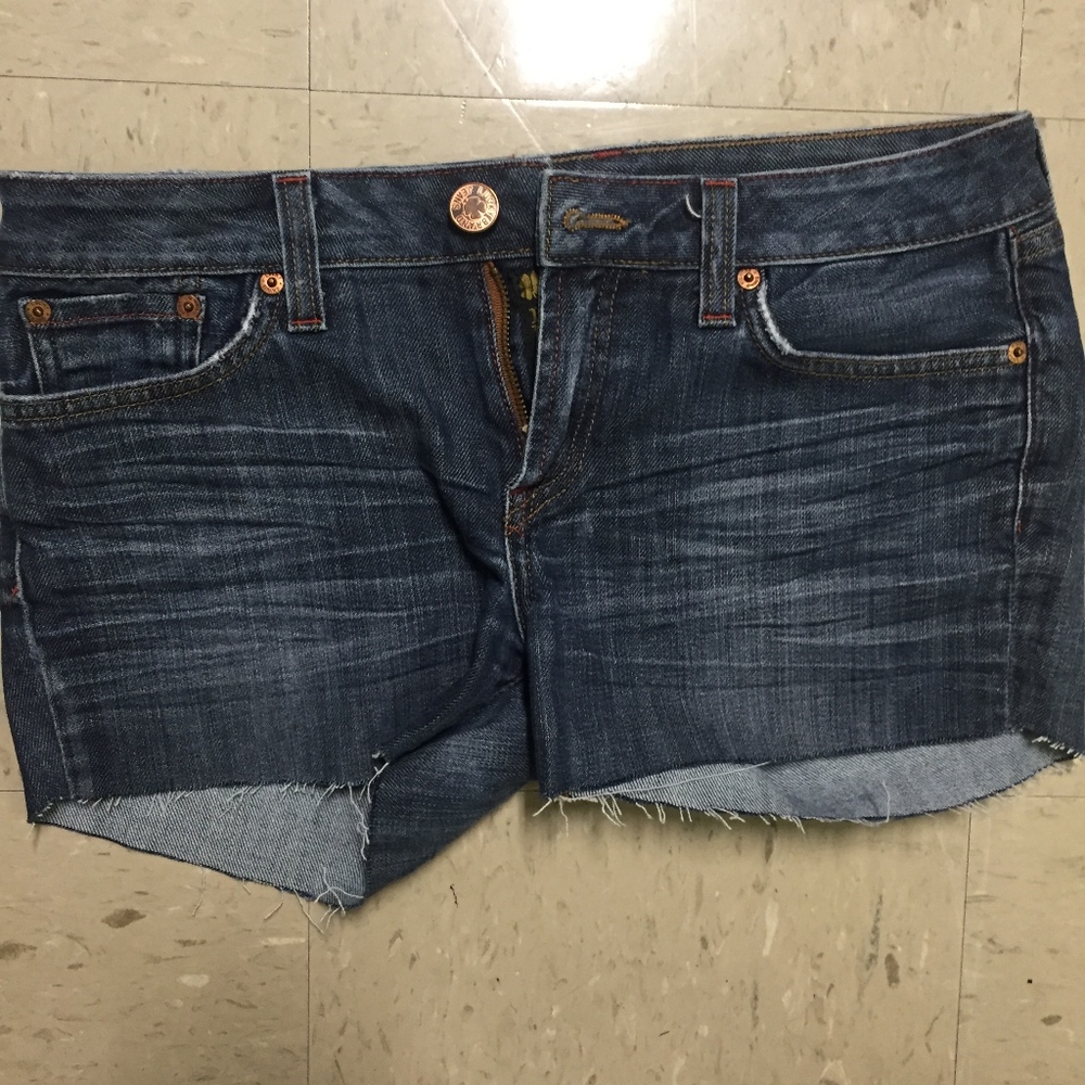 homemade luck brand jean shorts
