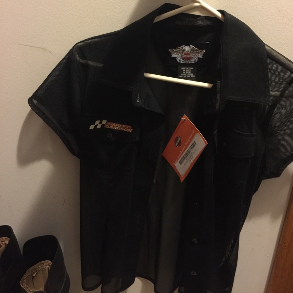 Mesh Harley Davidson shirt