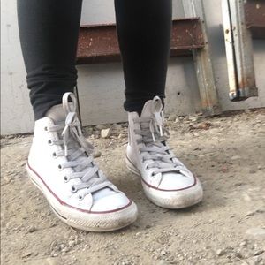 White high top converse