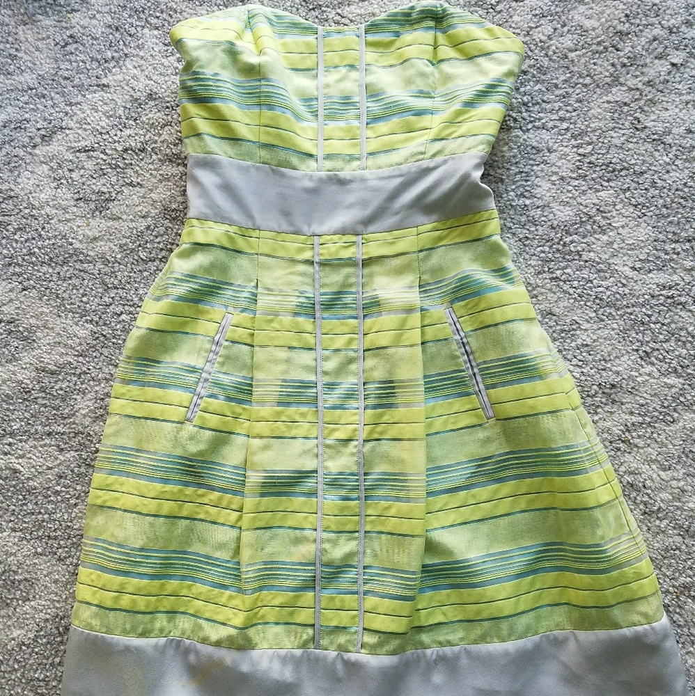 Plenty By Tracy Reese Lime and Lavender Dress