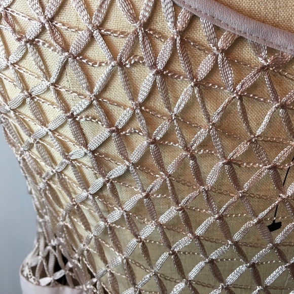 New BB Dakota MOIRA Dress Crochet Lace & Fringe - Picture 5 of 8