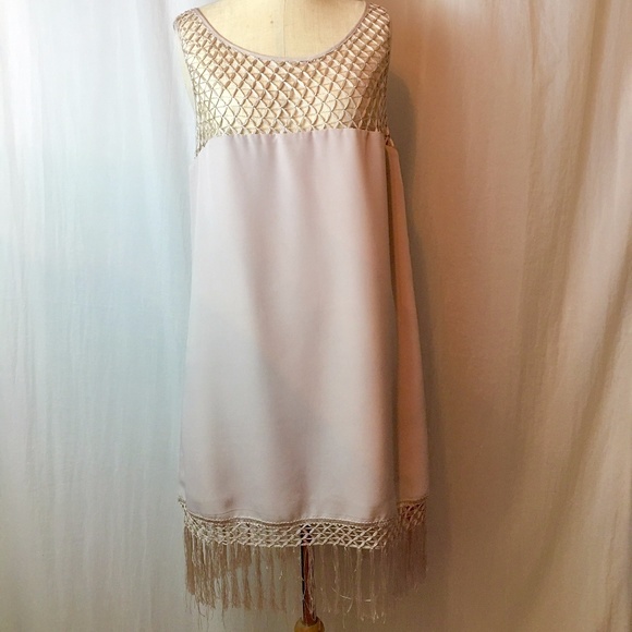 New BB Dakota MOIRA Dress Crochet Lace & Fringe - Picture 2 of 8