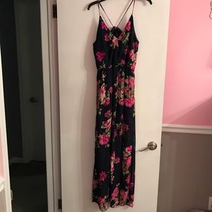 Charlotte Rousse Sundress Size Large maxi floral