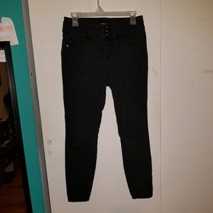 High waisted jean jeggings