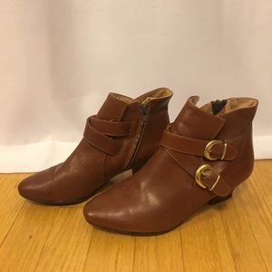 Sudini Vintage Leather Italian Boots Booties 6.5