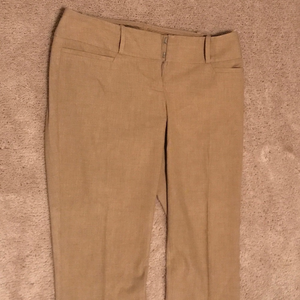 The Limited size 4s khaki slacks, drew fit