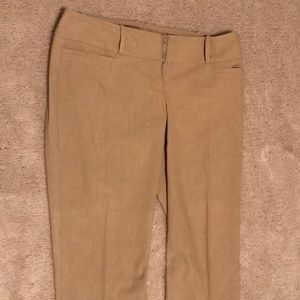 The Limited size 4s khaki slacks, drew fit
