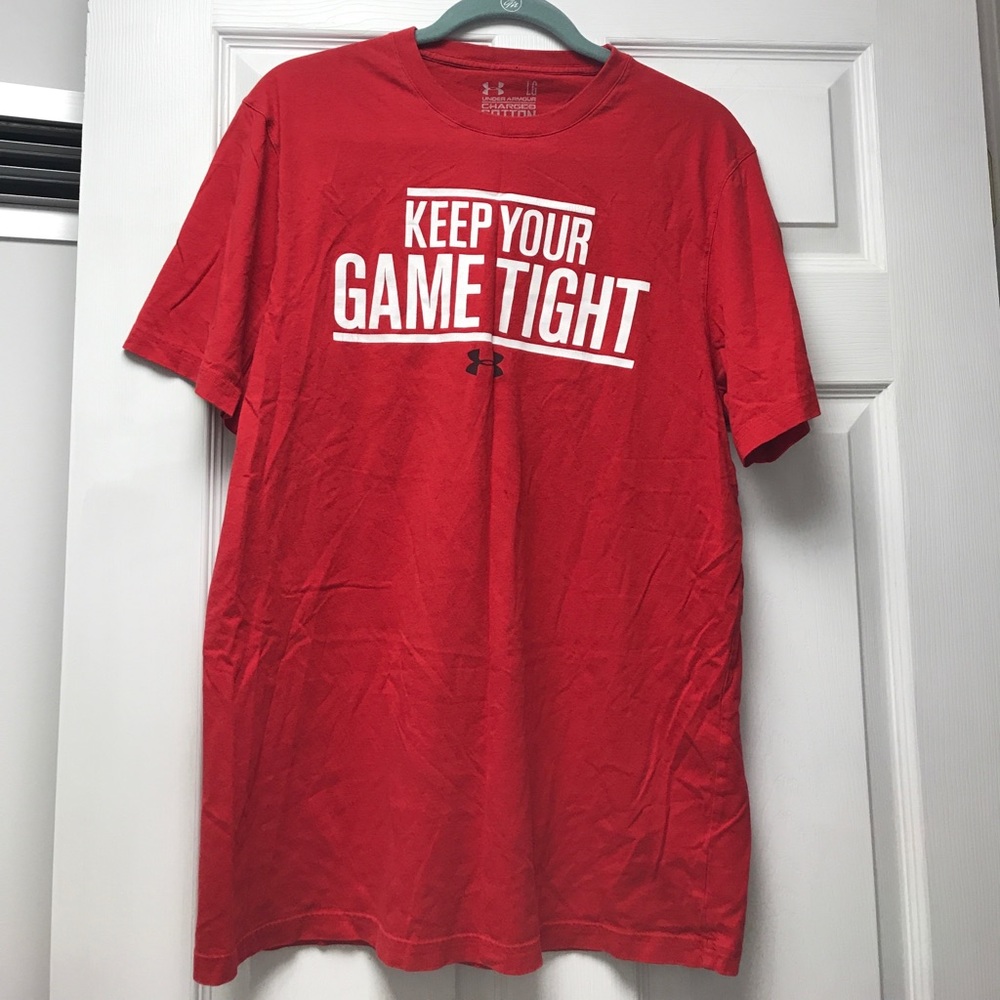 Under Armour • Red Tee • Size L