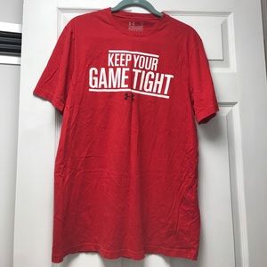Under Armour • Red Tee • Size L