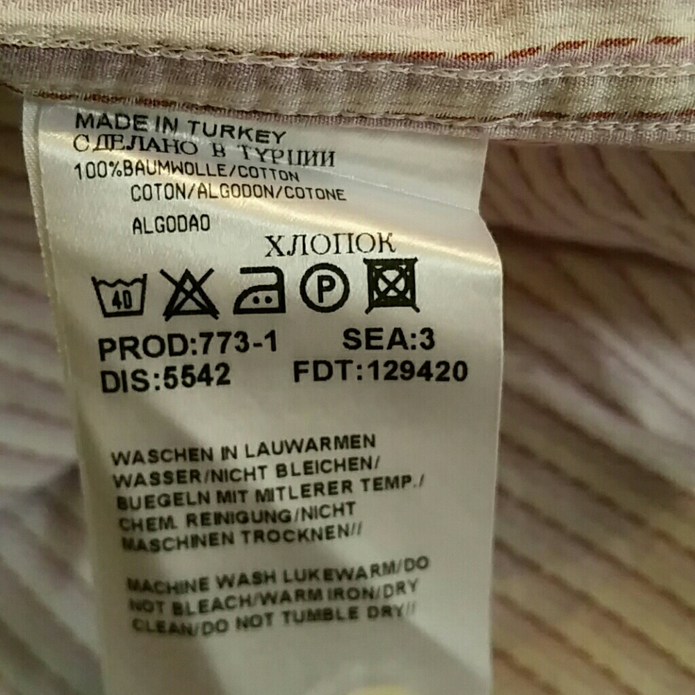 BOSS Men's Stripped Shirt - Picture 4 of 4