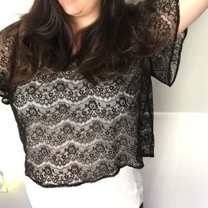 Torrid Lace Crop Top NEVER WORN