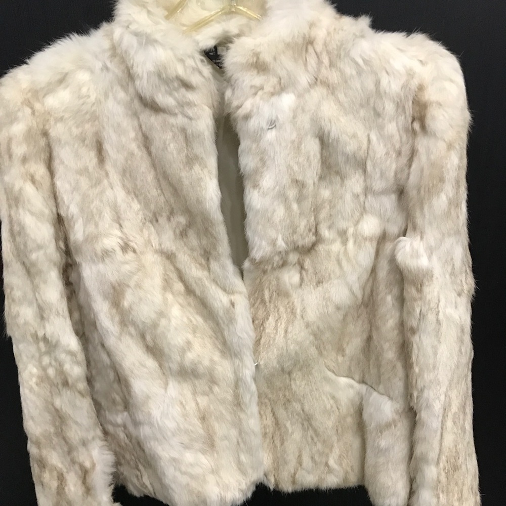 Vintage rabbit fur coat