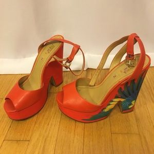 Nine West Brazil platform heels 6.5