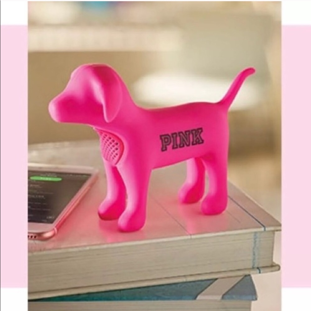 (Sold) Pink dog speaker