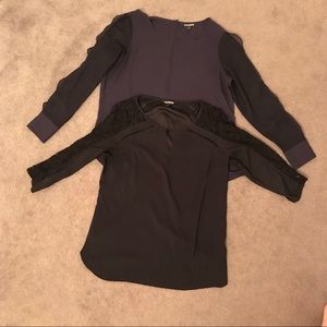 2 Express Dress shirts women size large