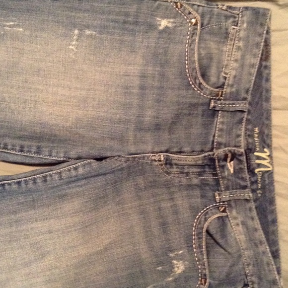 De-stressed Bootcut Capris - Picture 4 of 4