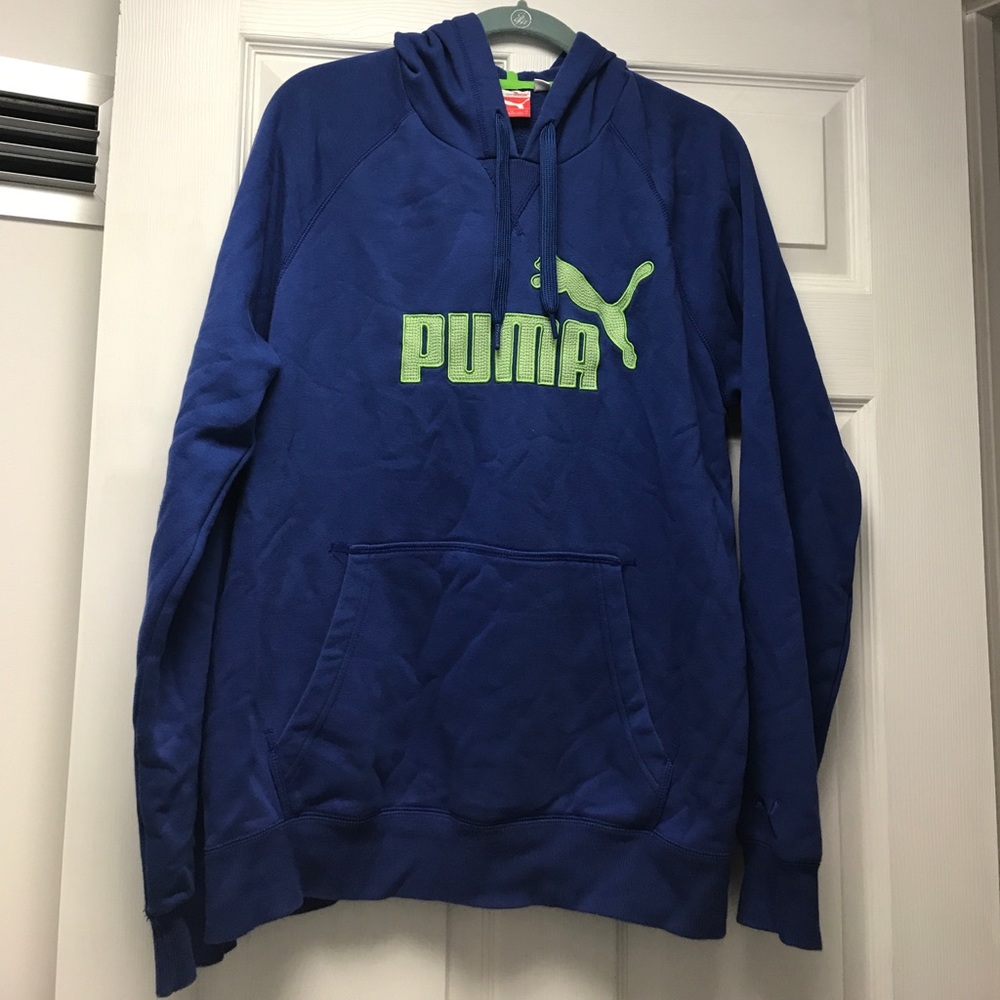 Puma • Cobalt Blue Hoodie • Size L