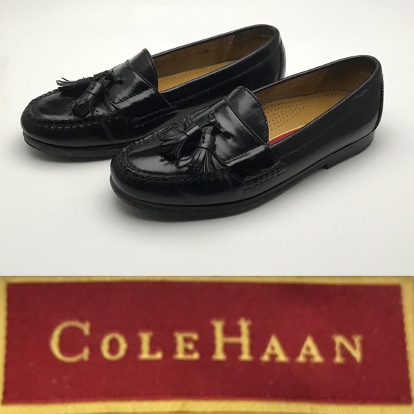 Cole Haan Other - Cole Haan City Tassel Loafers 👞  7Black Leather