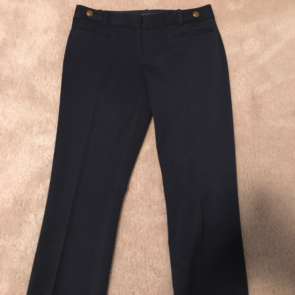 The Limited navy 4s drew fit pants