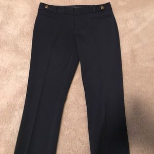 The Limited navy 4s drew fit pants