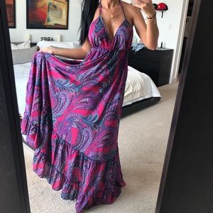 Boho bohemian maxi dress never worn