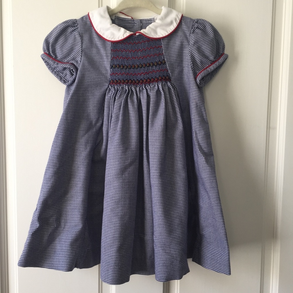 Luli & Me check dress, 12M