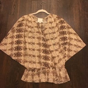 Aryn K. Silk Top