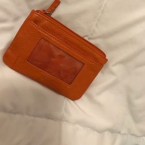 pumpkin orange wallet! great for fall!