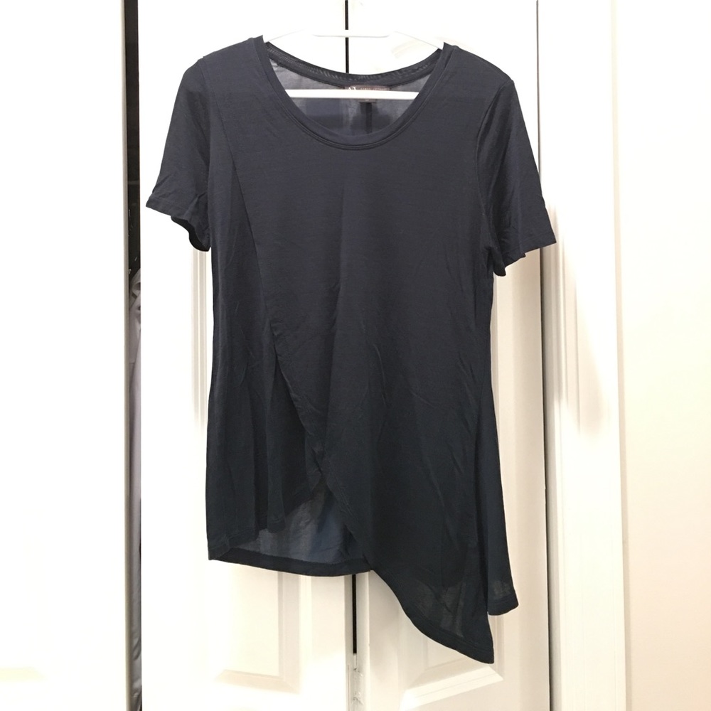 Armani exchange top size S dark navy color