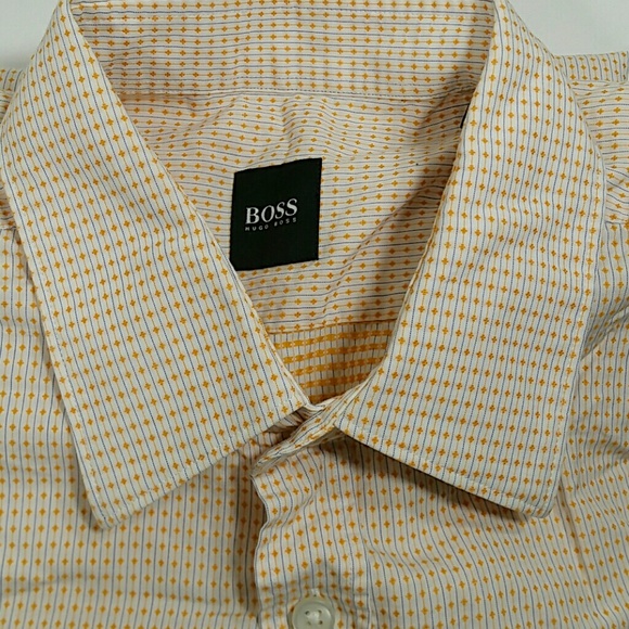 BOSS Men's Stripped Slim Fit Shirt - Picture 2 of 3