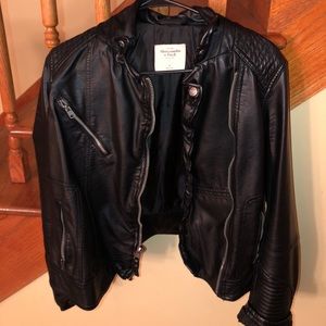 Abercrombie and Fitch leather jacket