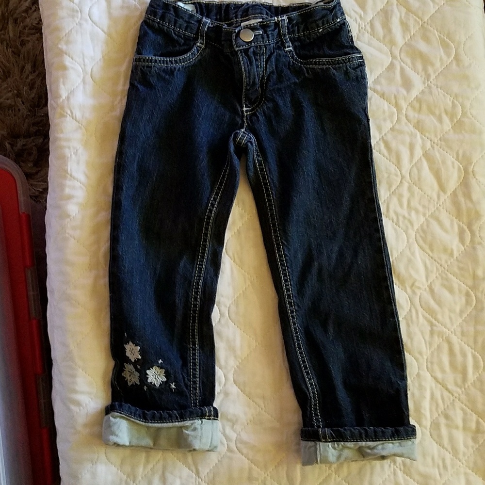 3T Snowflake Accent Jeans