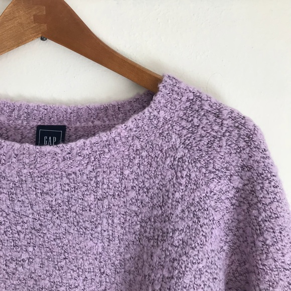 GAP | Sweaters | Lavender Boucle Crew 