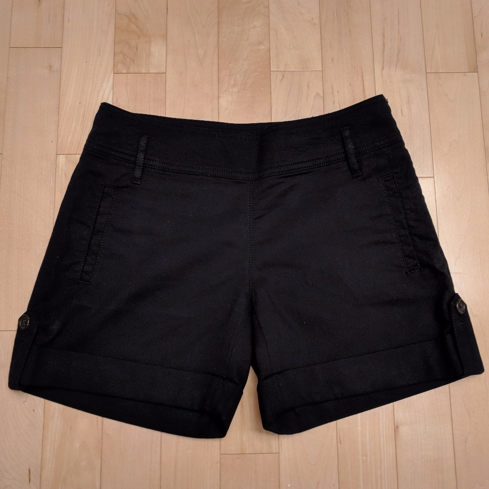 EUC Banana Republic Black Martin Fit Shorts 2P