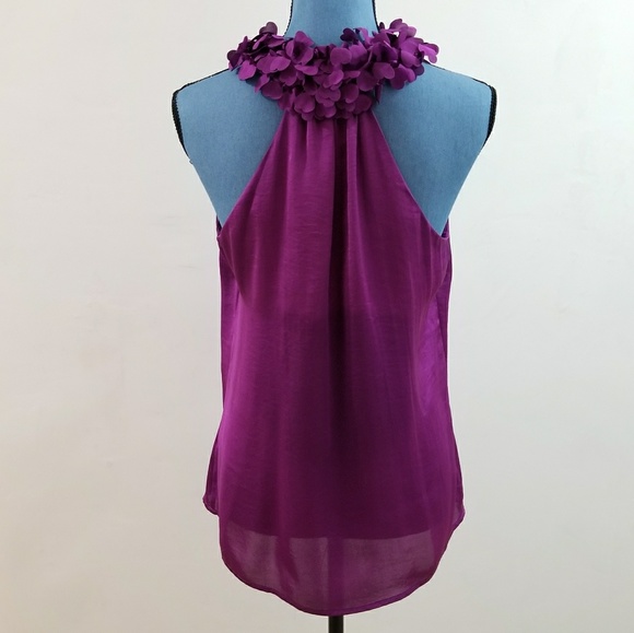 Violet & Claire Ruffle Top Peek-a-Boo Halter - Picture 2 of 7