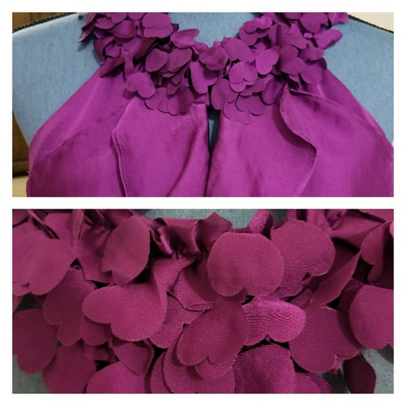 Violet & Claire Ruffle Top Peek-a-Boo Halter - Picture 4 of 7